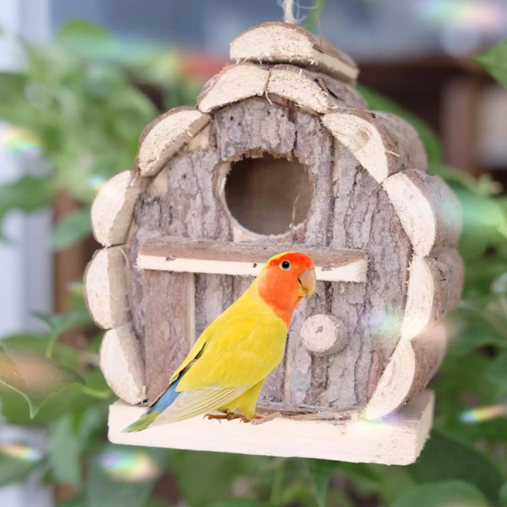 Wooden Birdhouse – Cage, Shelter, Garden and Balcony Decoration