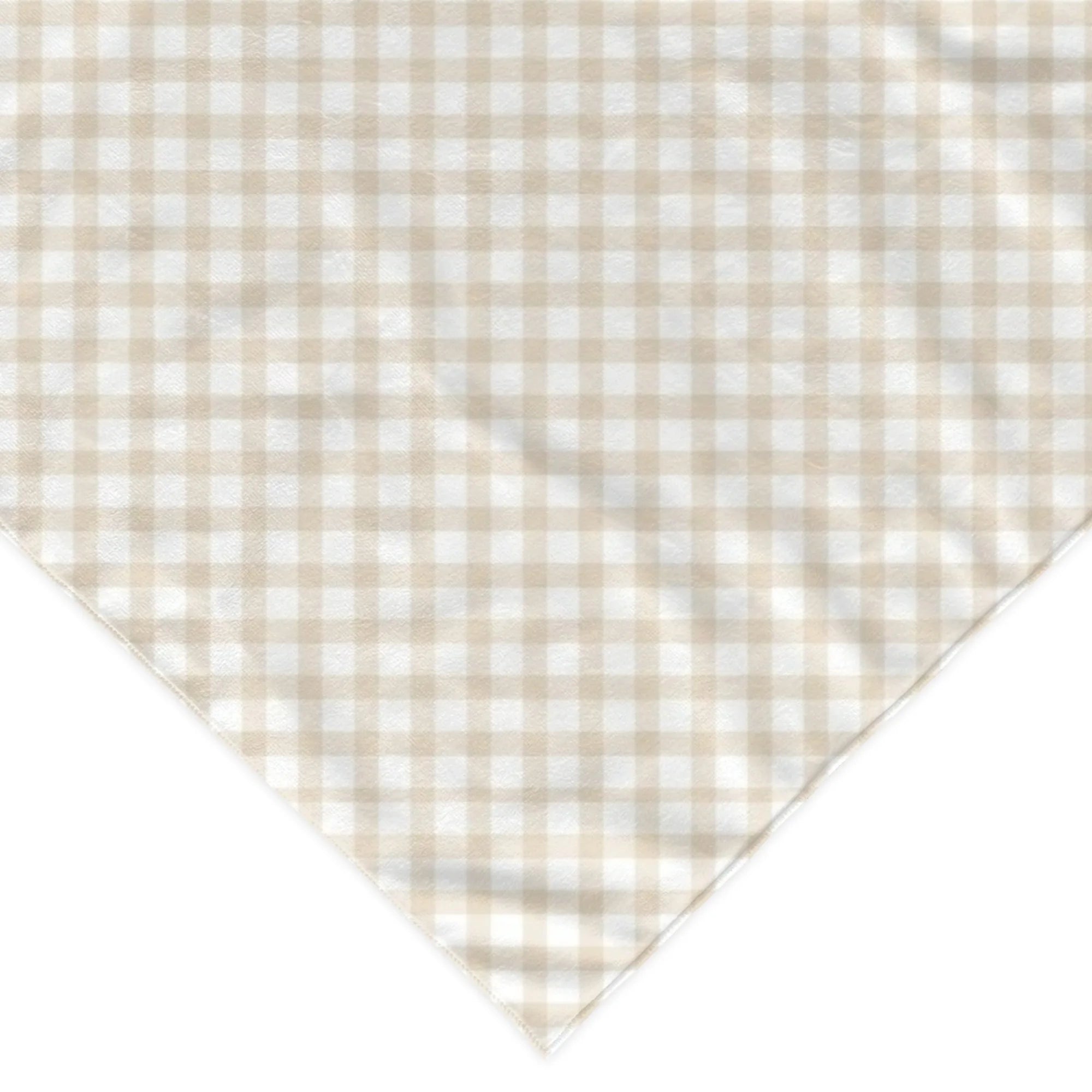 Dog Bandanas, Triangular Adjustable Multi-color Simple Plaid Pattern Printed Polyester, Pet Scarf, Puppy Accessories Drool Bib
