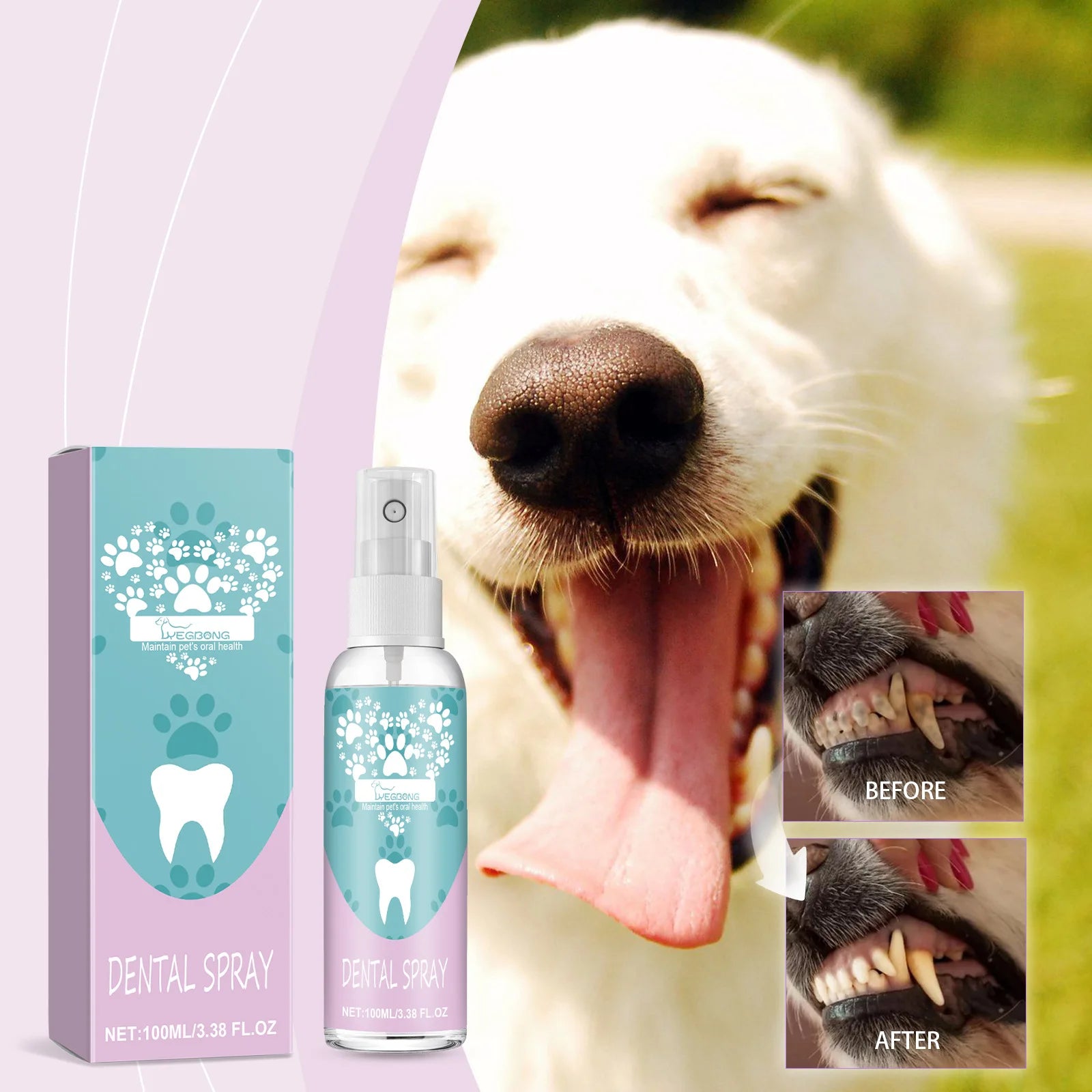 Pet Oral Care Spray For Dog And Cat Deep Cleaning Lasting Fresh Easy To Use Pets Deodorant Accessories Puppy Teeth Care Sprays