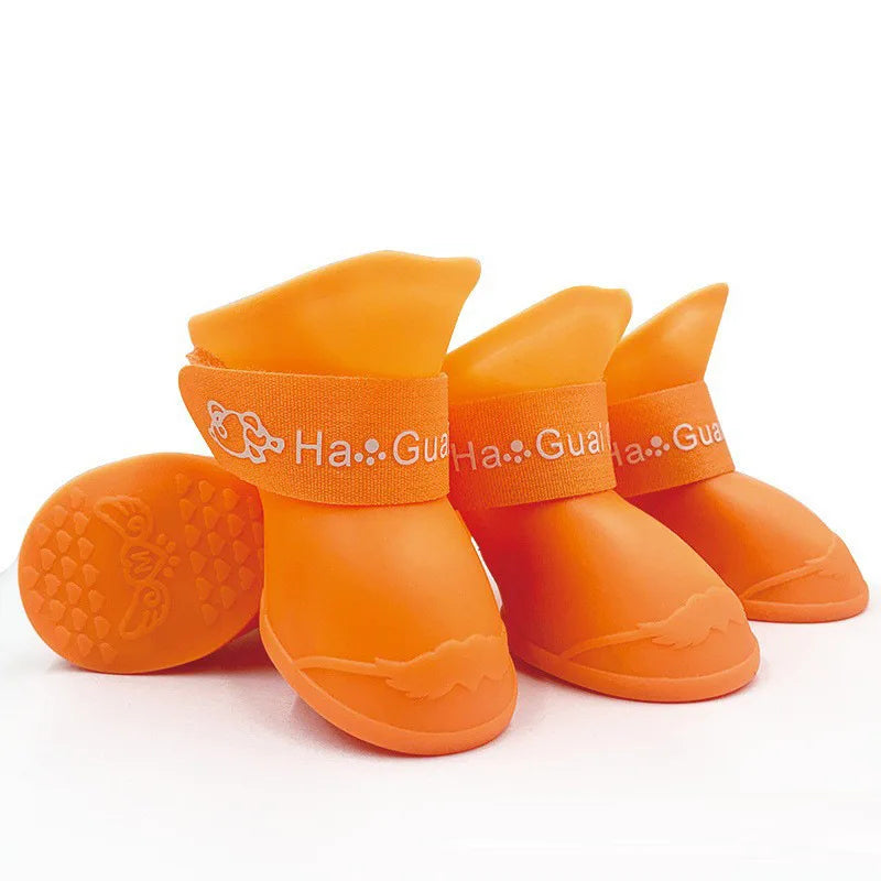 Silicone rain boots for dogs and cats – anti-slip, waterproof, soft sole