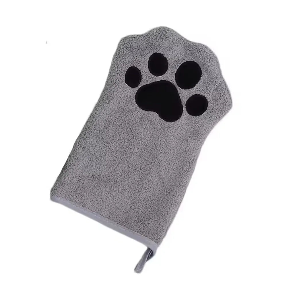 Portable Special Cat Bath Towel, Professional Absorbing Pet Drying Glove, Durable Deshedding Towel Glove for Cats and Dogs