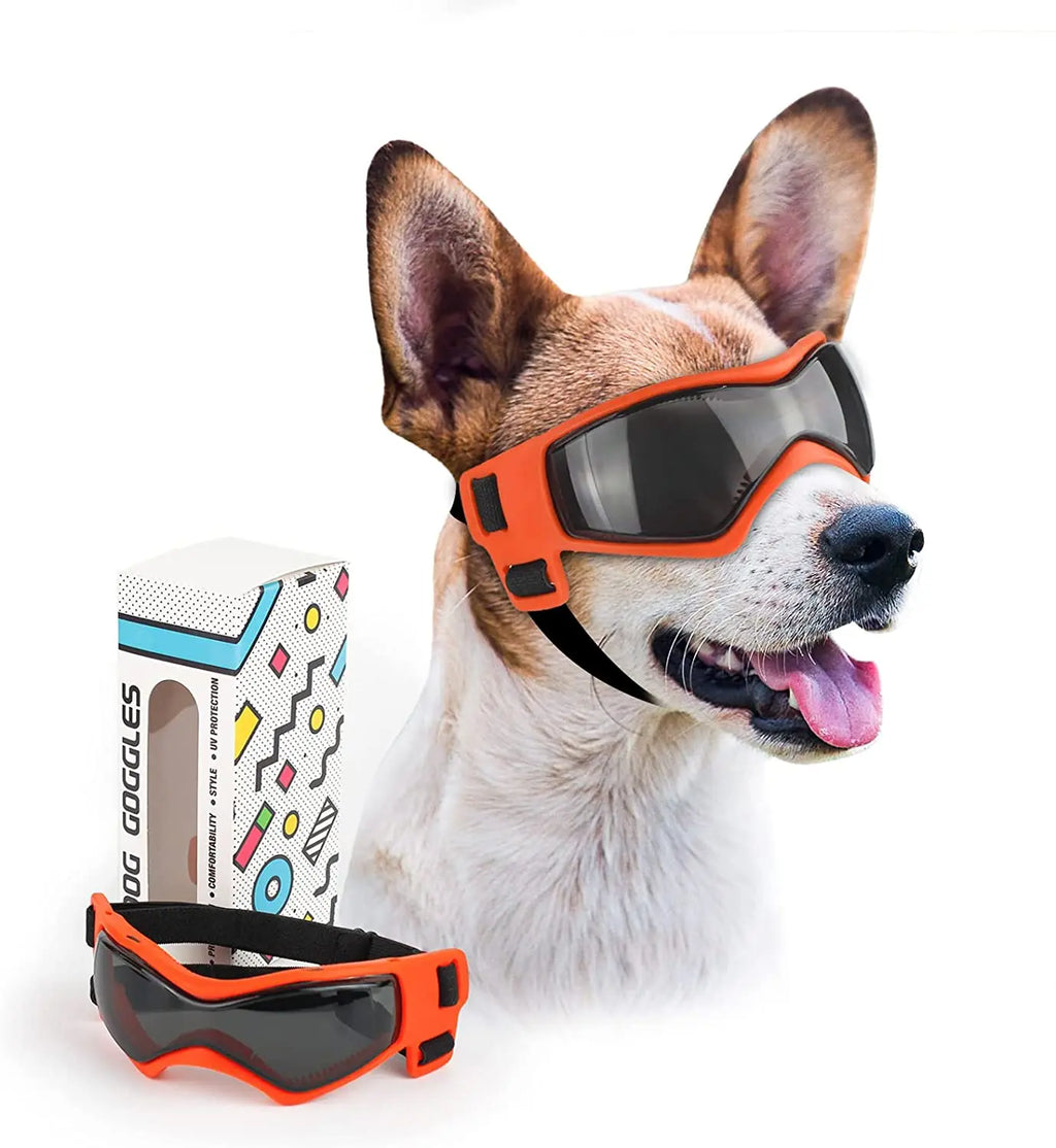 Protective Goggles for Dogs, Cat Sunglasses, Outdoor UV Protection Sunglasses for Small and Medium Dogs, Puppy Glasses, Pet Accessories