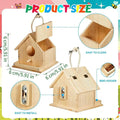 DIY wooden birdhouse – painting set, for children and family