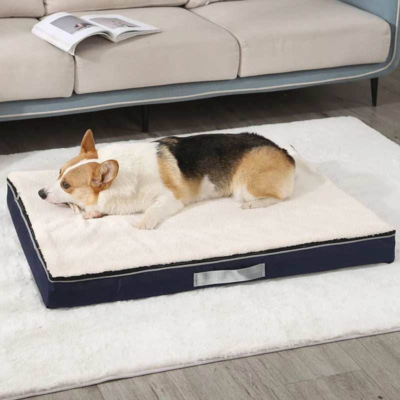 Memory foam prostirka za pse i mačke – uklonjivi pokrivač, vodootporna, za sve sezone