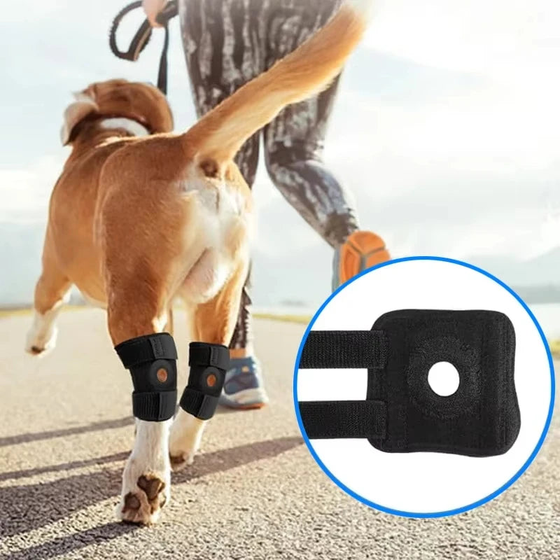 Dog Knee Pads Protector for Injury Recovery Breathable Support Bandage Wrap for Hock Joint Leg Protection