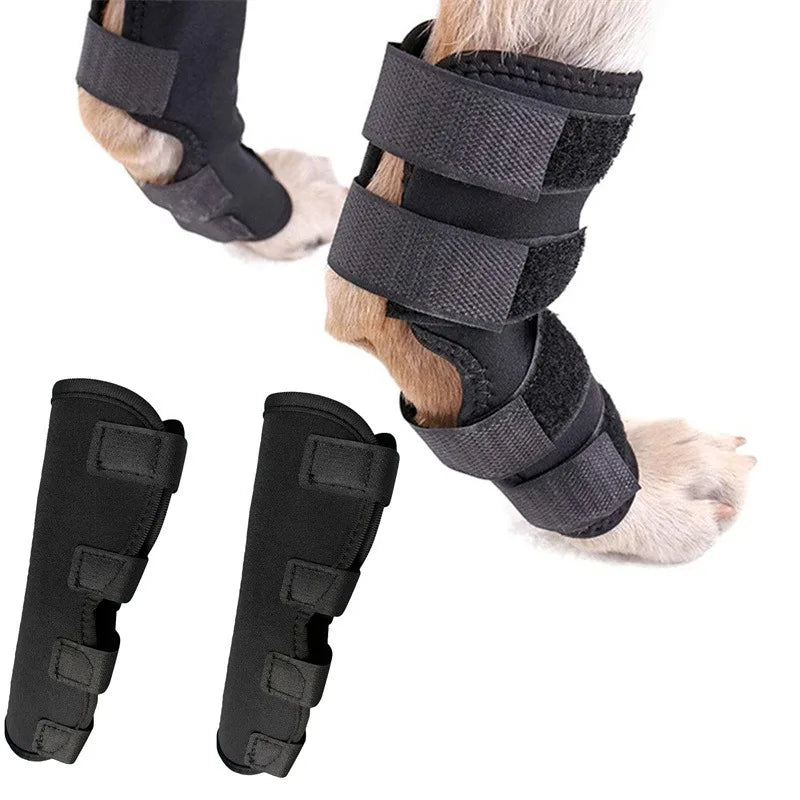Pet Dog Bandages Dog Injury Leg Knee Brace Strap Protection For Dogs Joint Bandage Wrap Doggy Medical Supplies Dogs Accessories