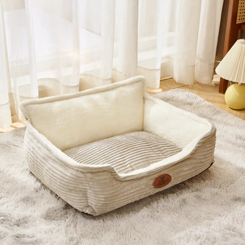 Sofa krevet za pse i mačke – kord, periv, za sve sezone, S–L