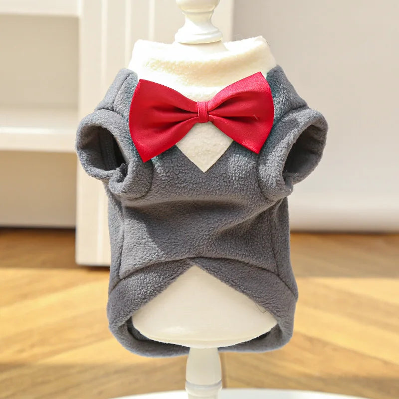 Formal Suits for Small Dogs and Cats – Tuxedo with Bow Tie, Weddings and Celebrations