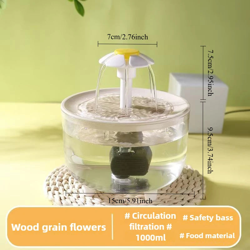 2-in-1 Automatic Parrot Bath Fountain – Water Circulation, USB Powered