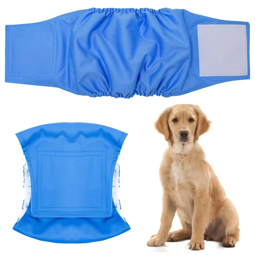 1PC Washable Belly Band for Male Dogs High Absorbing Male Dog Diapers & Extender Reusable Male Puppy Wraps for Medium Dogs