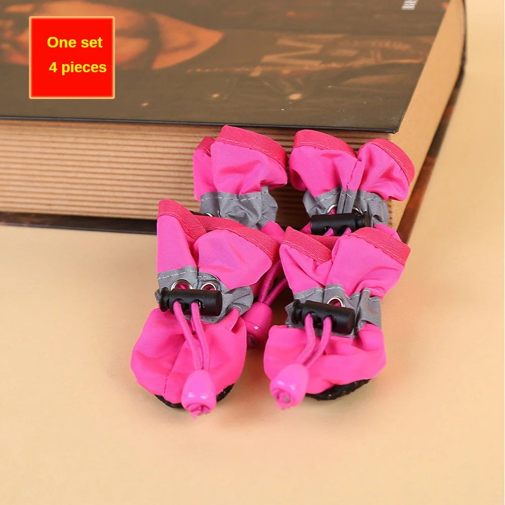Waterproof Dog Boots – Set of 4, Paw Protection, XS–XXXL