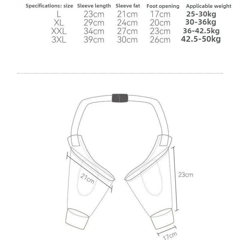 Large Dog Knee Protection Clothing Dirt-proof Pet Coats Protect Joint Breathable Pet Elbow Protect Cloth Portable Dog Supplies