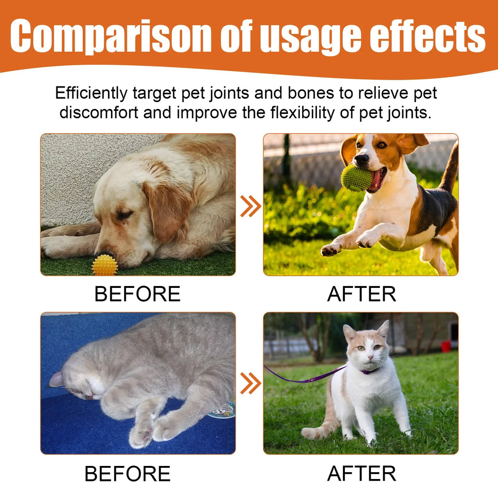 Pet Joint Care Drops, Bone Deformities Healing, Relieves Discomfort, Joint Repair Supplement, Anti-Itching Dog Joint Care Solution