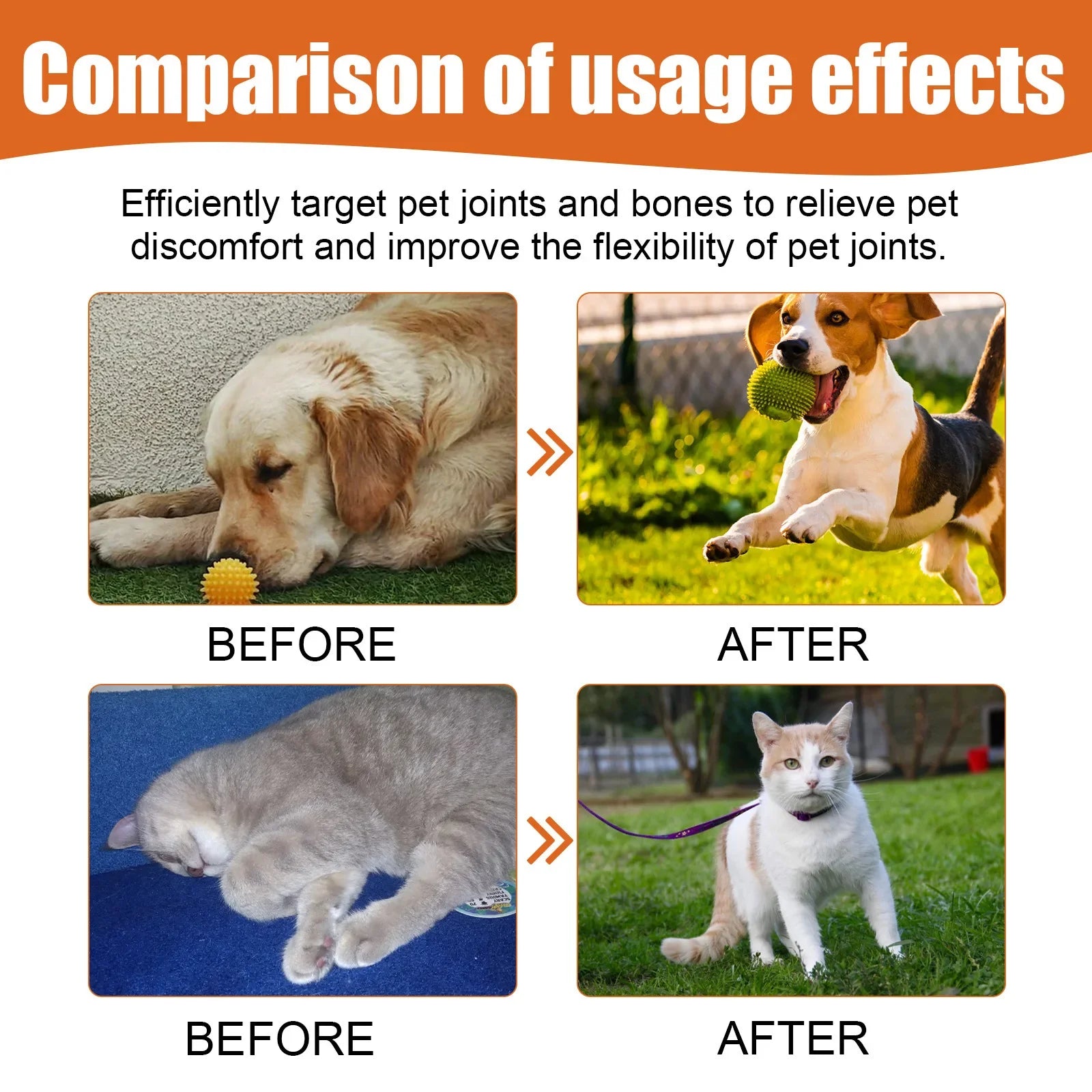 Pet Joint Care Drops, Bone Deformities Healing, Relieves Discomfort, Joint Repair Supplement, Anti-Itching Dog Joint Care Solution