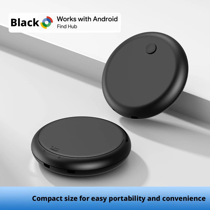 AirTag Anti-Loss Tracker: Round Tracker for Locating Items, Luggage and Keys; Compatible with Android