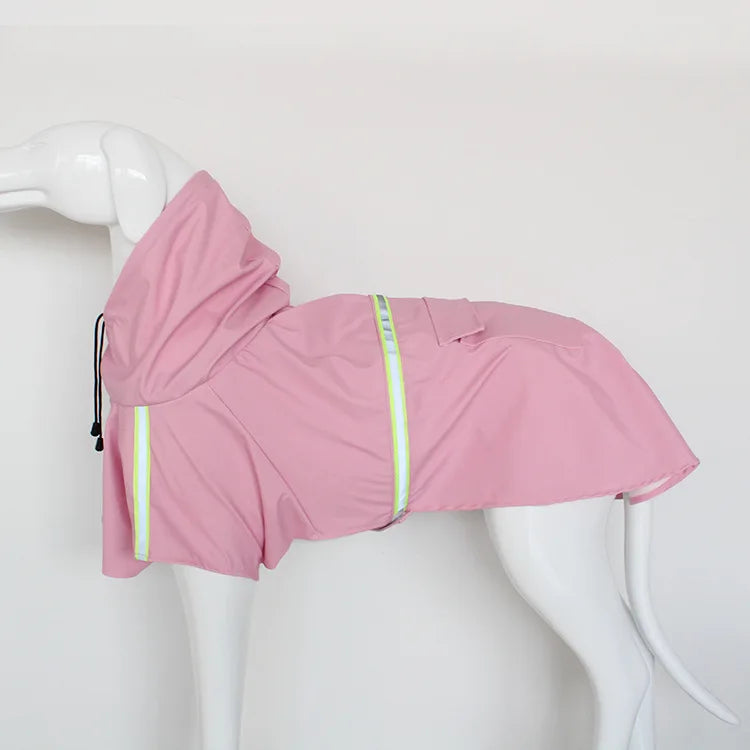 Waterproof Rain Jacket for Dogs with Reflectors – S–5XL, 4 colors