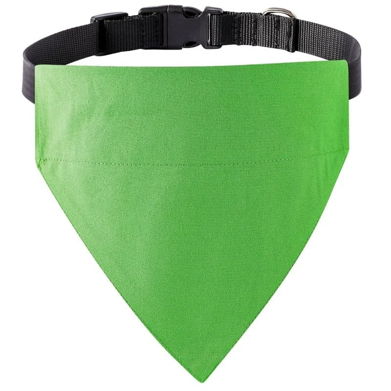 Fashion Dog Bandanas Dog Saliva Towel Solid Puppy Triangular Bandage Adjustable Cat Collar Pet Necklace Chihuahua Pet Supplies