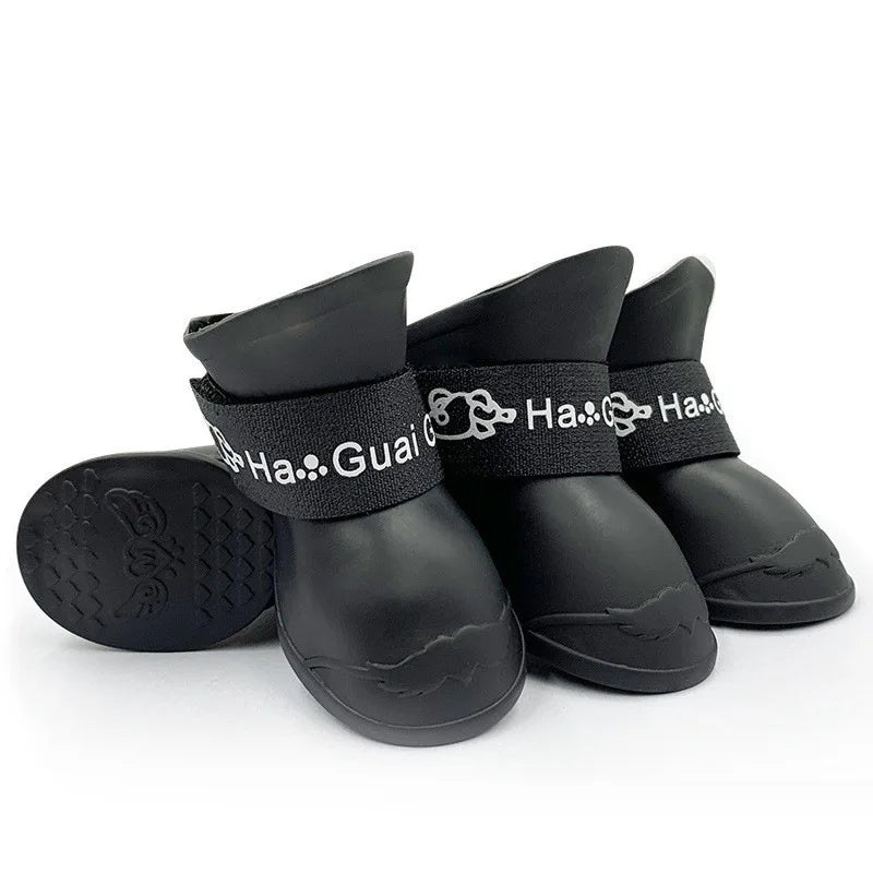 Silicone rain boots for dogs and cats – anti-slip, waterproof, soft sole