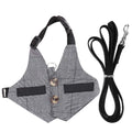 Rabbit Harness with Leash - cotton, gentleman style, for walks and playtime