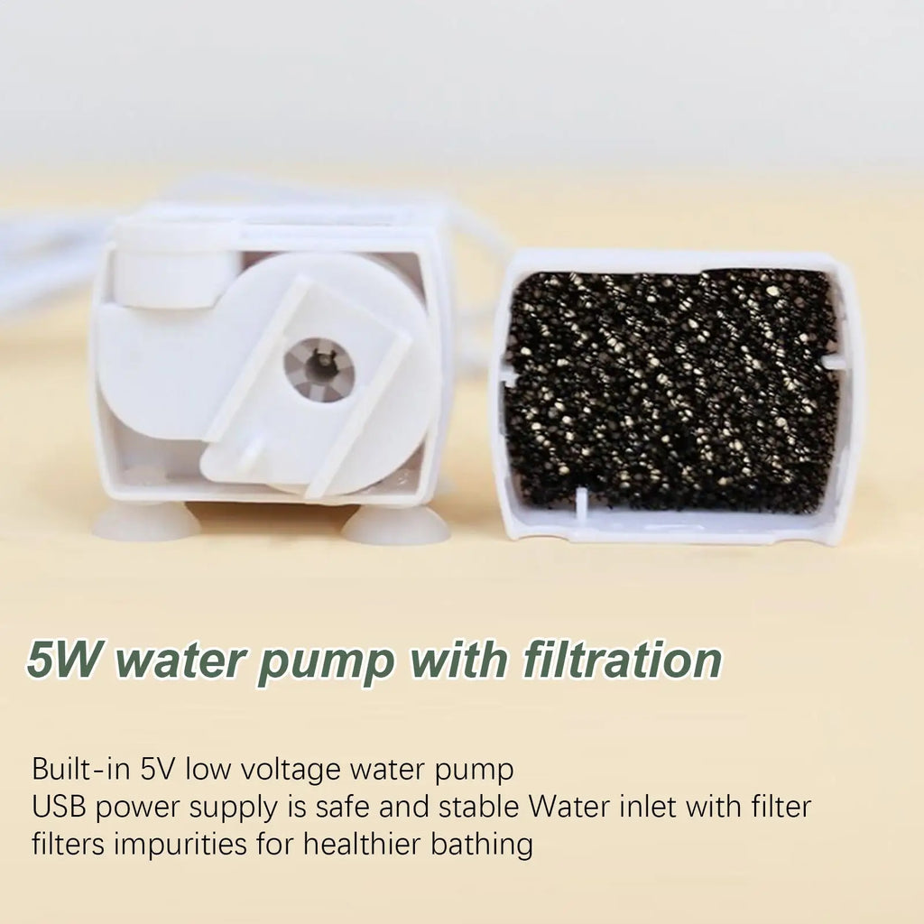 Automatic Bird Bath Tub – Water Circulation, Bird Shower