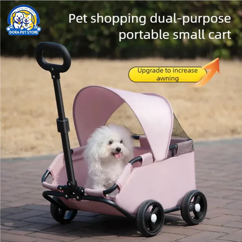 Dog and Cat Stroller – lightweight, foldable, for walks and travel
