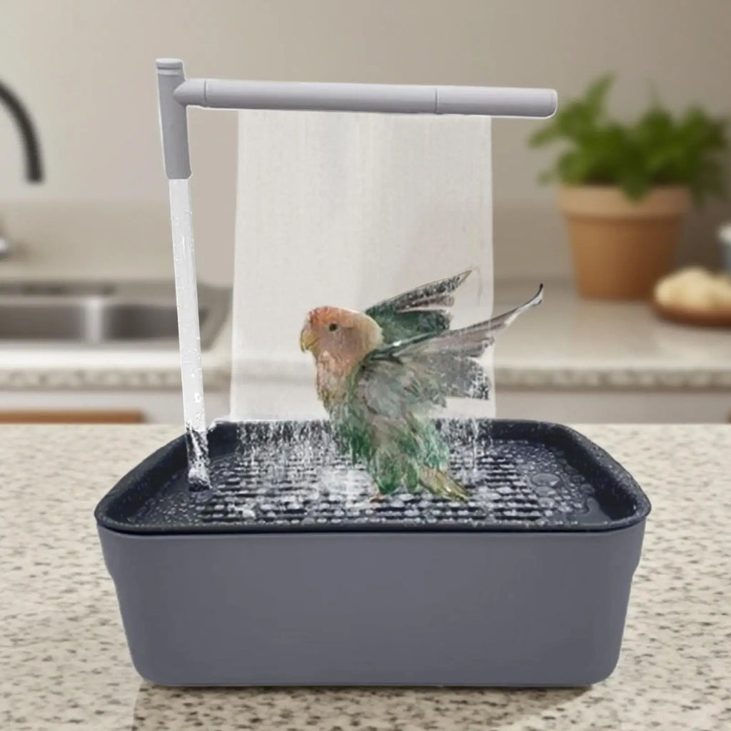 Automatic Bird Bath Tub – Water Circulation, Bird Shower