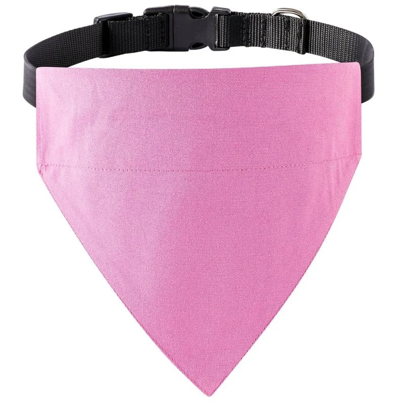 Fashion Dog Bandanas Dog Saliva Towel Solid Puppy Triangular Bandage Adjustable Cat Collar Pet Necklace Chihuahua Pet Supplies