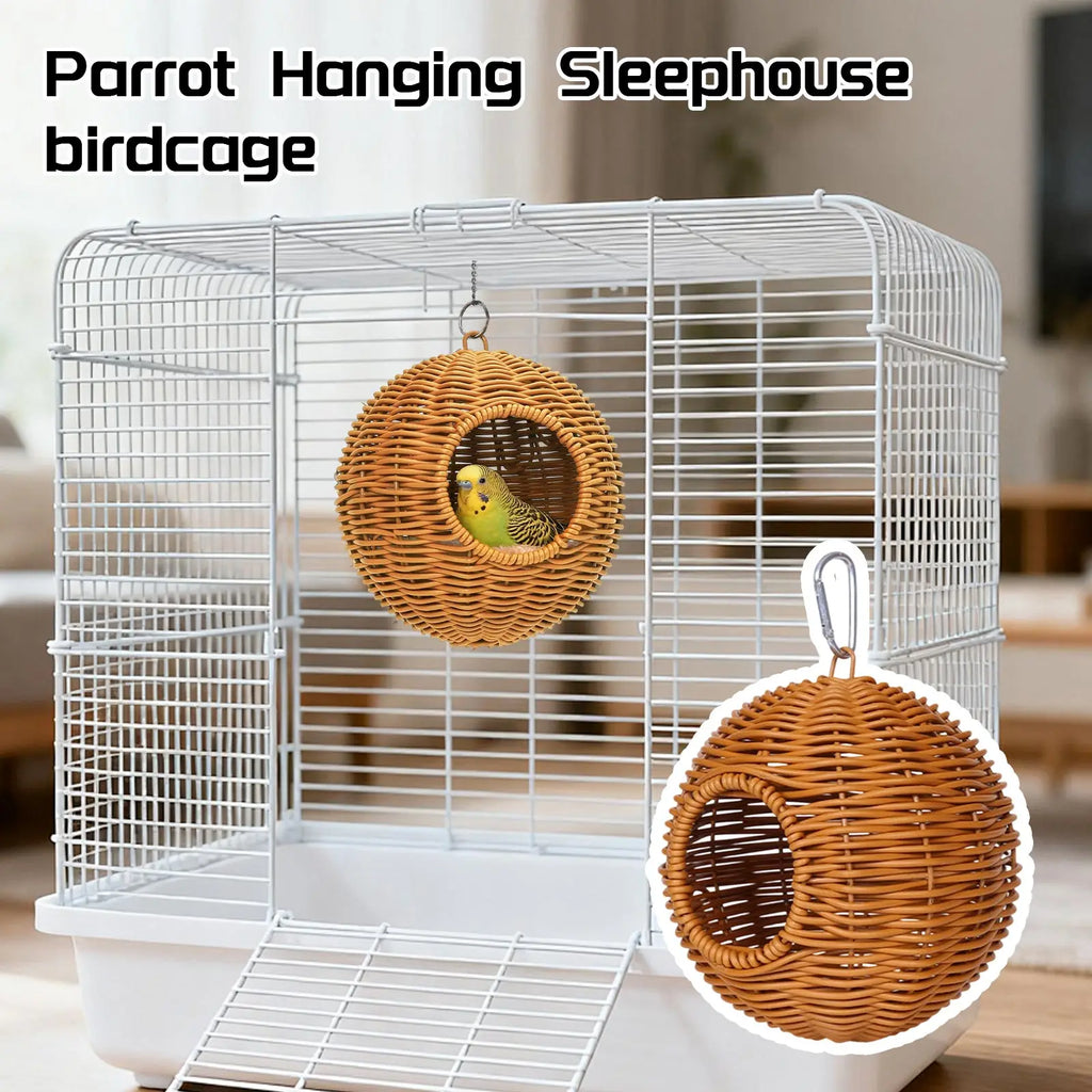 Parrot Rest House – Chew-Resistant, for Cockatiels and Budgies