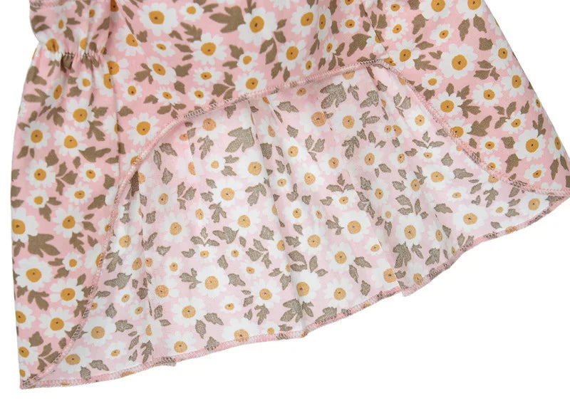 Dress for Cats and Small Dogs – Summer Dress with Pink Floral Print