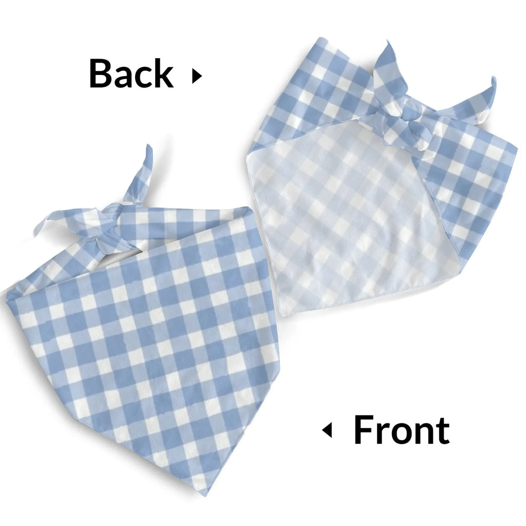 Dog Bandanas, Triangular Adjustable Multi-color Simple Plaid Pattern Printed Polyester, Pet Scarf, Puppy Accessories Drool Bib