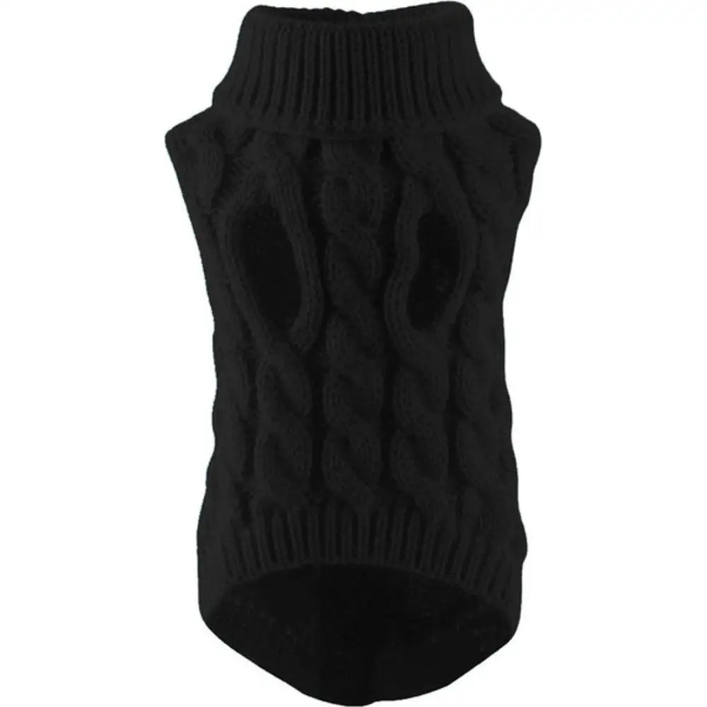 Pet Dog Sweater Small Dog Clothes Fashion Autumn Winter Solid Knitting Warm Comfortable Clothing Cat Puppy Clothes Costume