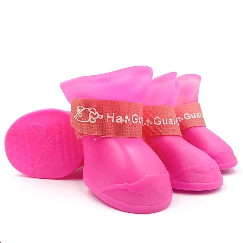 Silicone rain boots for dogs and cats – anti-slip, waterproof, soft sole
