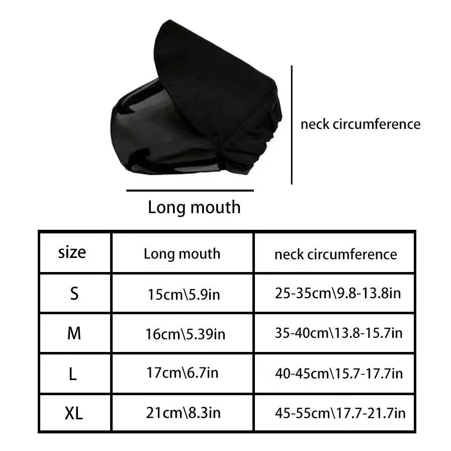 Protective Mask for Dogs to Prevent Accidental Eating Prevent Barking Bite Eat Indiscriminately and Prevent Mosquito Bites When