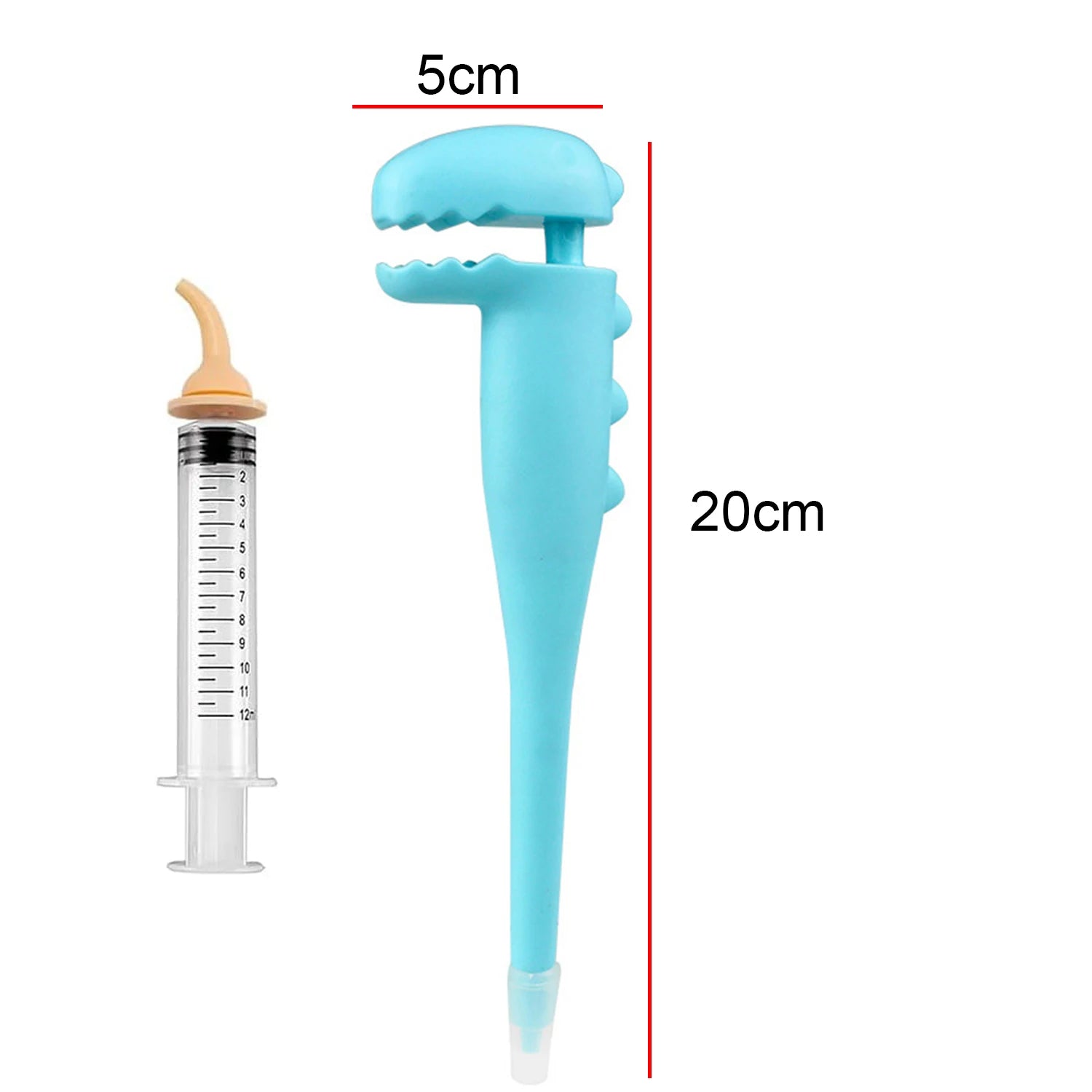 Pet Medication Feeder for Cats and Dogs, Pet Pill Dispenser Silicone Syringe with Soft Tip Medicinal Pusher for Small Animals