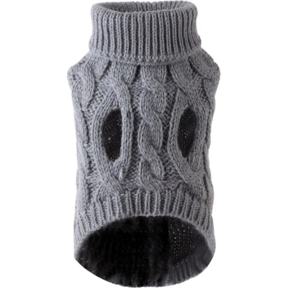 Pet Dog Sweater Small Dog Clothes Fashion Autumn Winter Solid Knitting Warm Comfortable Clothing Cat Puppy Clothes Costume