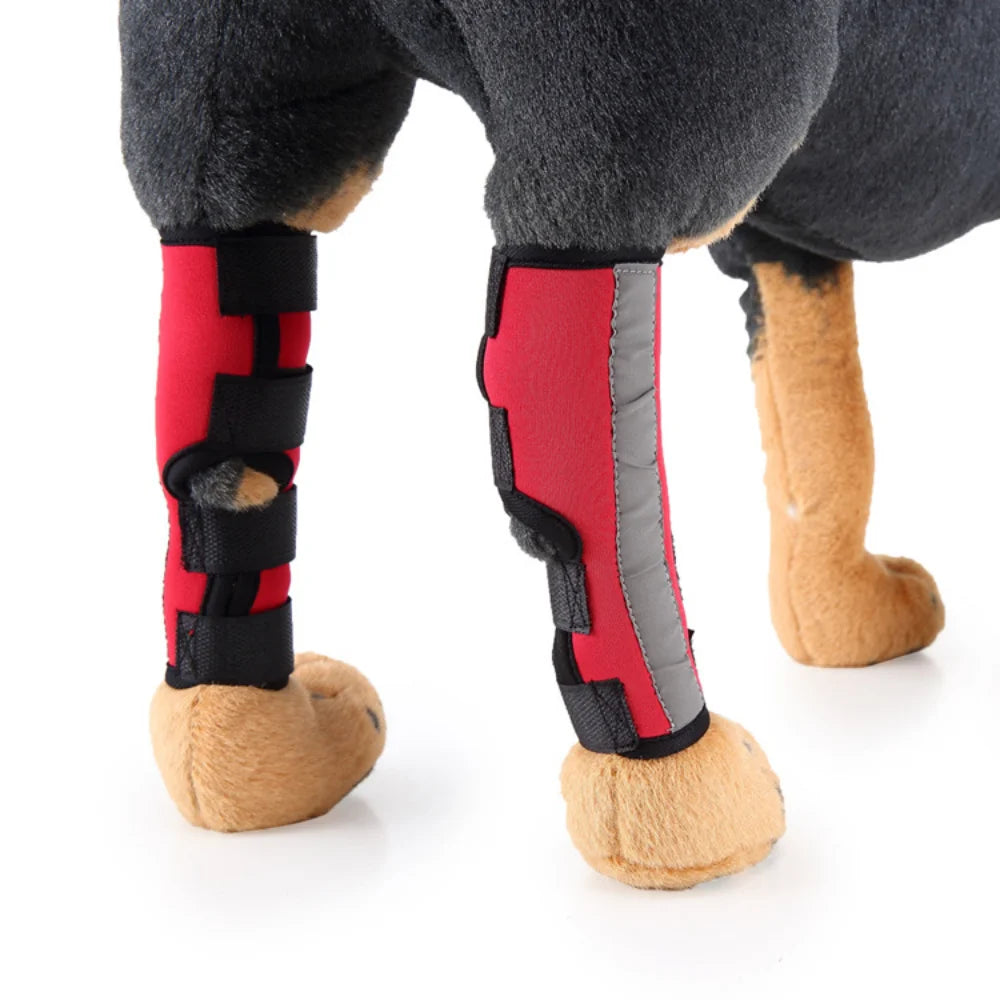 Pet Dog Bandages Dog Injury Leg Knee Brace Strap Protection for Dogs Joint Bandage Wrap Doggy Medical Supplies Knee Protector