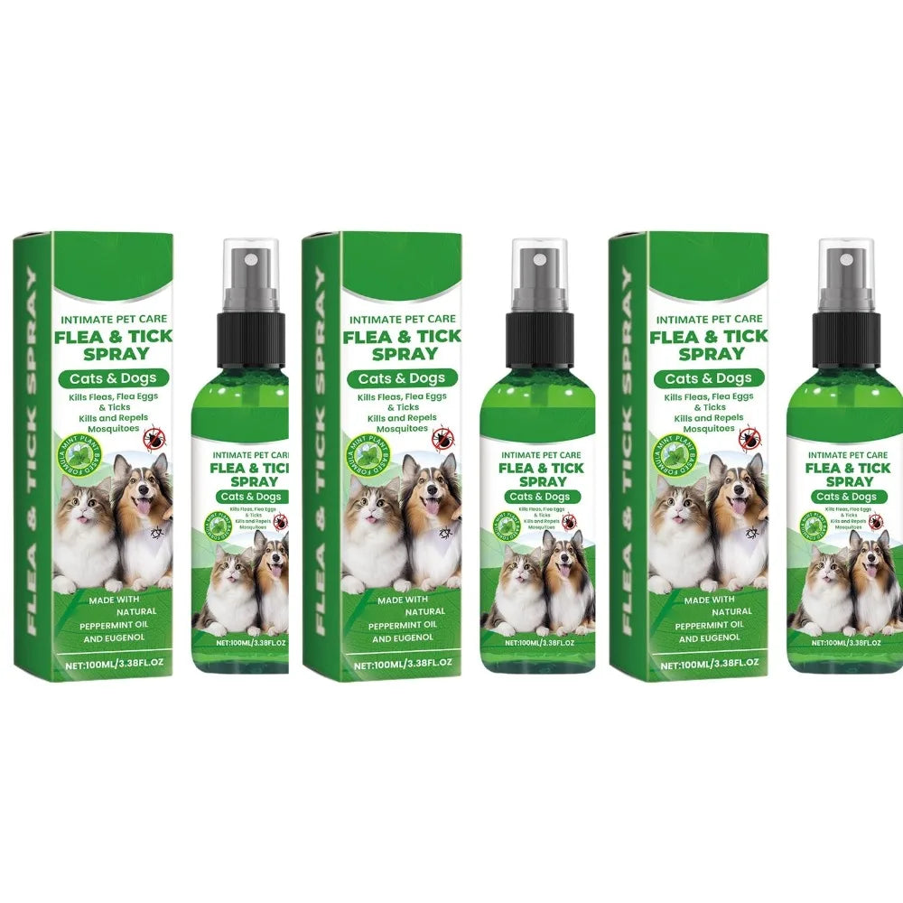 Pet Insect Repellent Dog Cat Hair Skin Insect Repellent Spray Daily Gentle Care Agent Repel Fleas Ticks Mites Pet Cleaning Spray