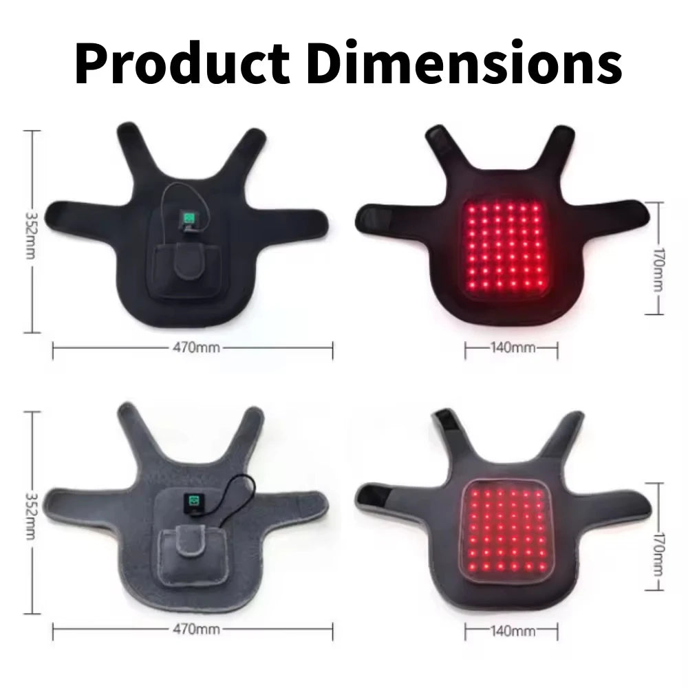 Portable Pet LED Infrared Light Therapy Device, Suitable for Cats and Dogs, Home Infrared Red Light Therapy Belt for Pet Care