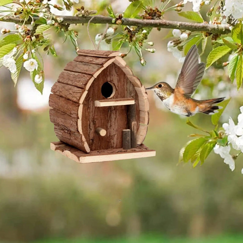 Wooden Birdhouse – Cage, Shelter, Garden and Balcony Decoration