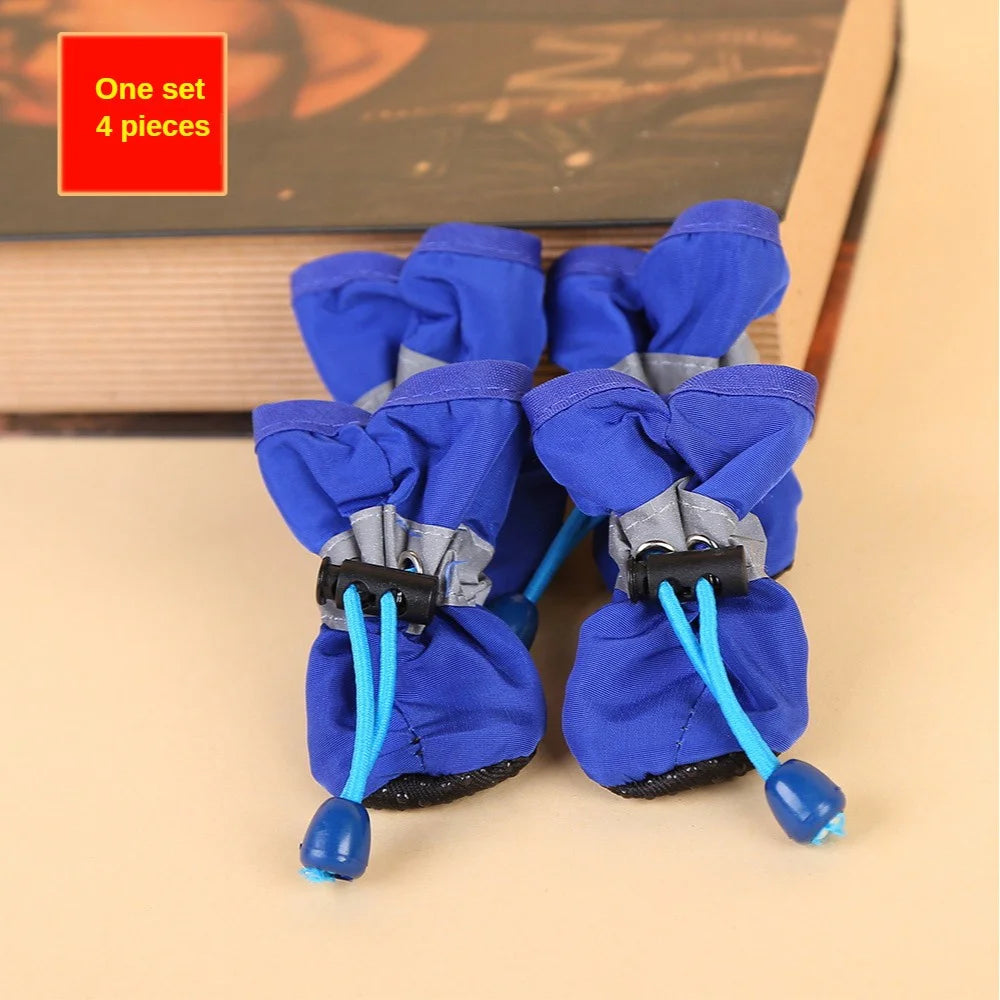 Waterproof Dog Boots – Set of 4, Paw Protection, XS–XXXL