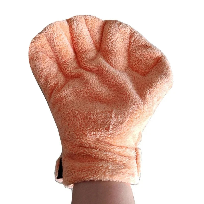 Small Pets Calming Sleeping Fleece Fabric Gloves Anti-Scratch Handling Gloves for Sugar Gliders Hamsters Guinea Pigs