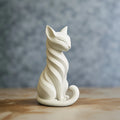 Cat sculpture with elegant creative space, European elegant home art, creating space, European creative figurines