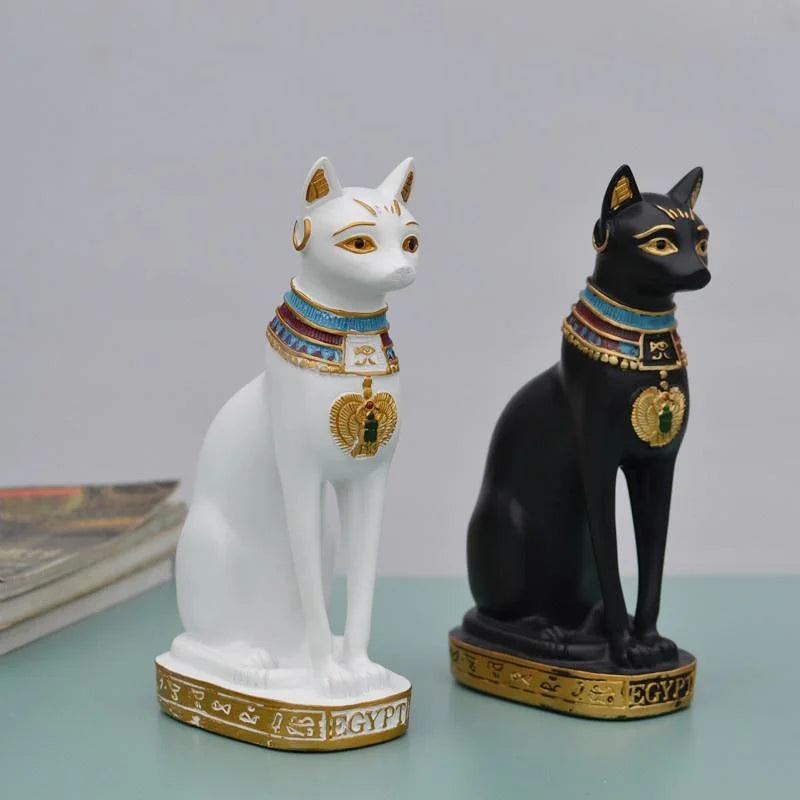 Egyptian Cat Goddess – decorative resin figurine