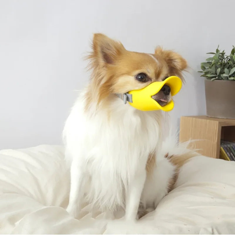 OUWO Pet Dog Plastic Duck Cover For Pet Anti-Bite Lick Stop Barking Dog Mask Safe Adjustable Mouthpiece Cover Pet Tools