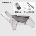Dog Raincoat Four Legs Fully Covered Waterproof Windbreaker Pet Special Raincoat Protect Bellies Windbreaker with Traction Rope