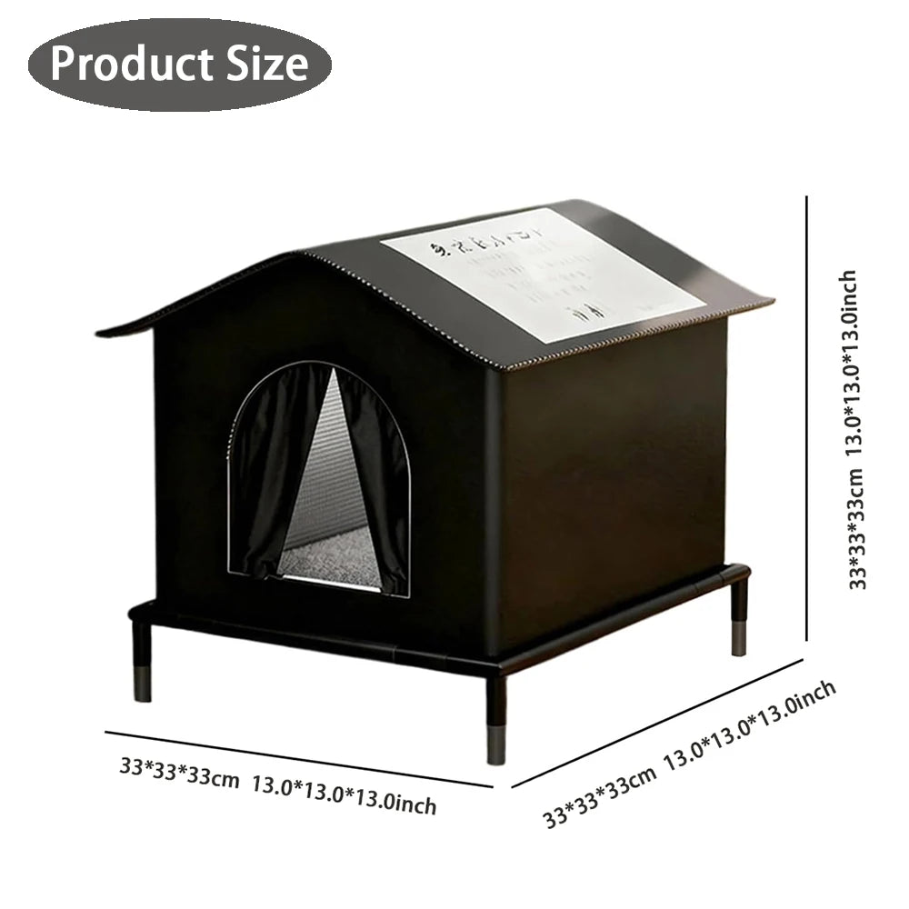 Cat house – thermally insulated, waterproof, for indoors and outdoors