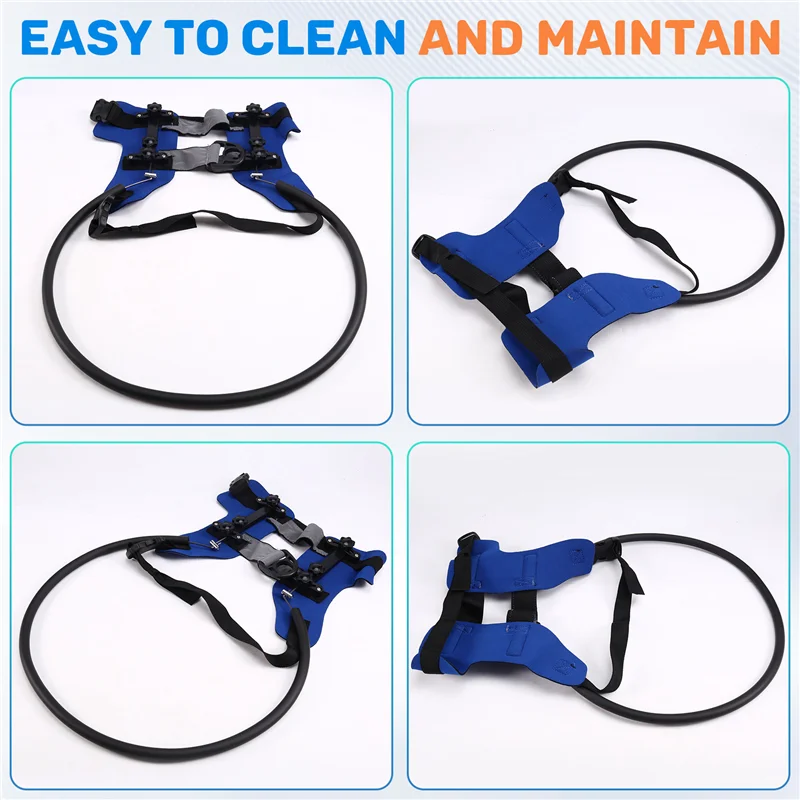 Dog Halo Harness, Protective Halo Dog Collar for Blind Dogs, Confidence-Building Harness Guiding Device, Blind Dog-AS97