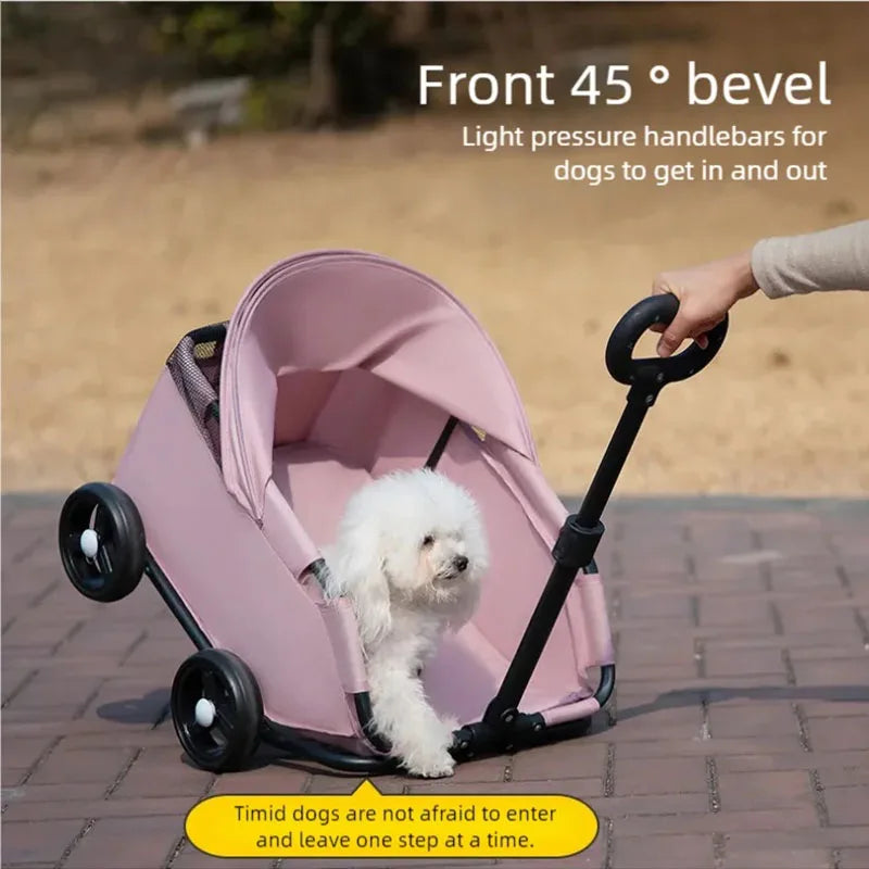 Dog and Cat Stroller – lightweight, foldable, for walks and travel