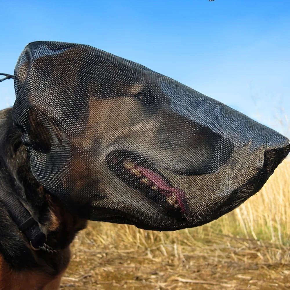 Dog Face Mask, Protect Eyes Ears Nose from Grass Seeds & Burrs