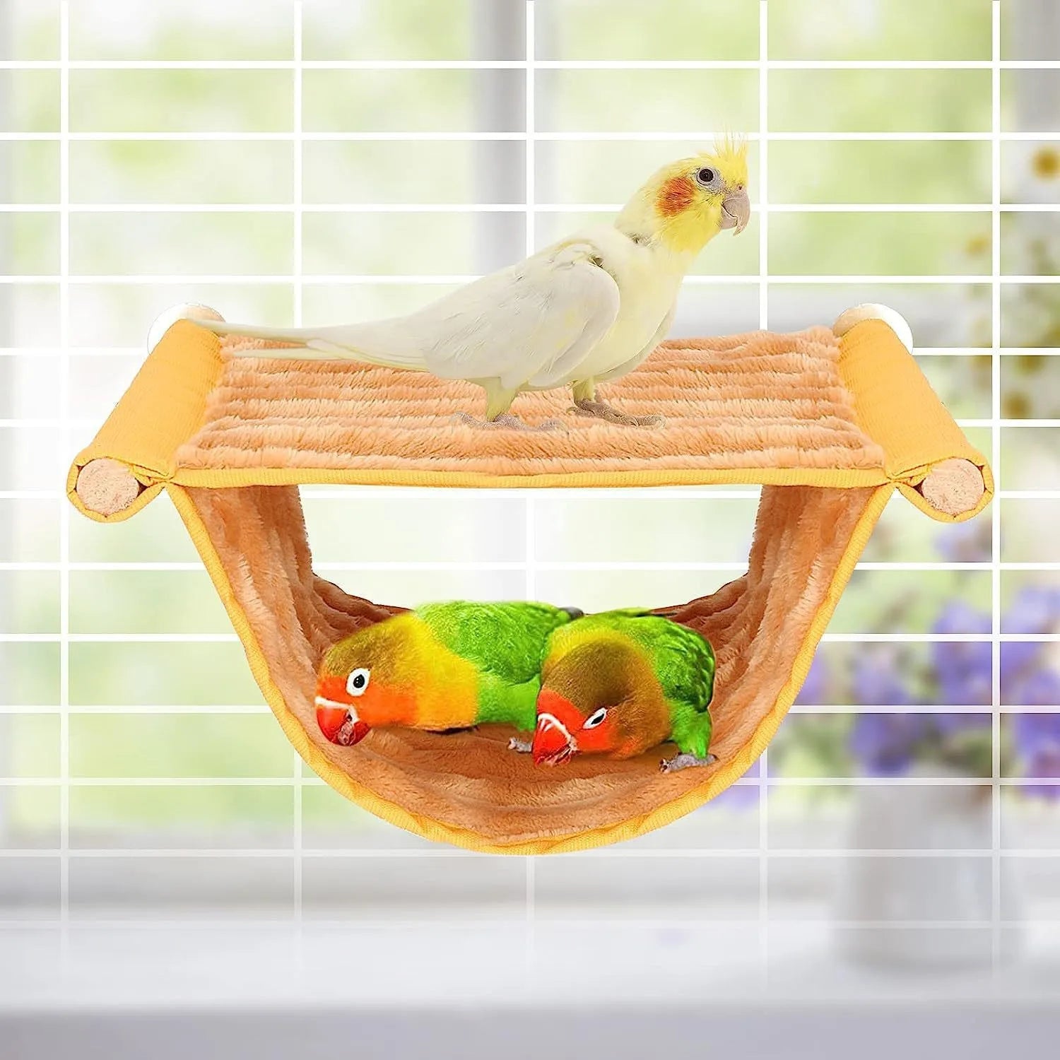 Plush Parrot Nest and House – Soft, Warm, 2 Sizes